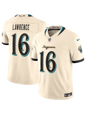 Nike Pánský dres Jacksonville Jaguars NFL Trevor Lawrence #16 2026 Rivalries Stitched Limited Natural Velikost: XL