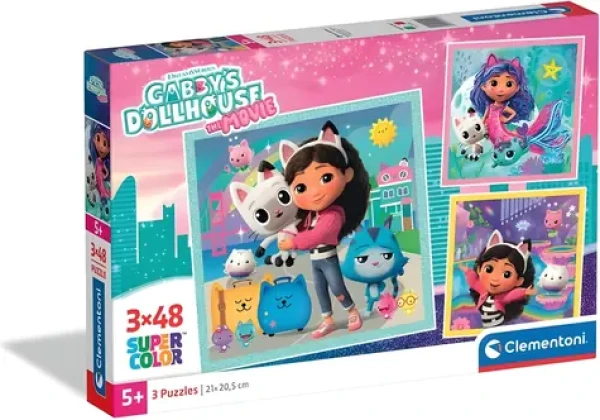 CLEMENTONI Puzzle Gábinin kouzelný domek: Kočičí svět