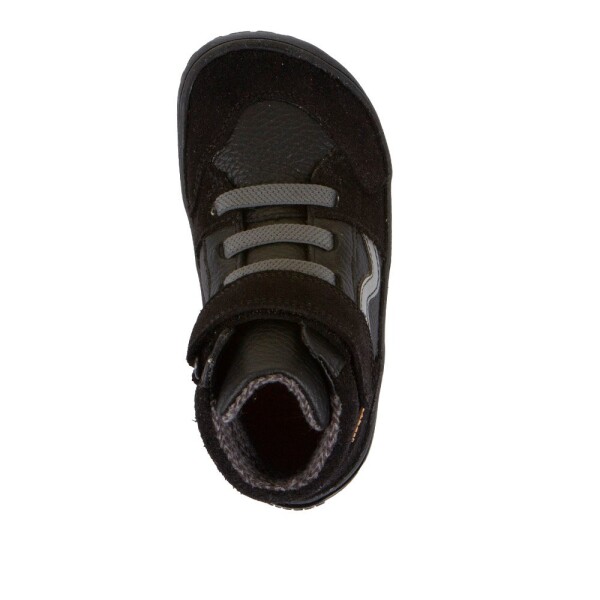 Chlapecké celoroční kotníkové barefoot boty TEX GO BLACK Froddo G3110265-15 - 28