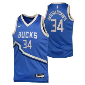 Nike Dětský dres Milwaukee Bucks NBA Giannis Antetokounmpo #34 2024-25 City Edition Swingman (YOUTH)