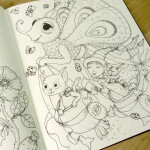 Fairy Touch of Magic, umělecké antistresové omalovánky, AJ, Klára Marková