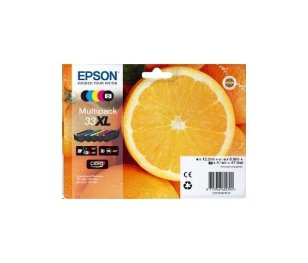 EPSON ink Multipack "Pomeranč" 5-colours 33XL Claria Premium Ink EDF_1091502