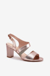 Sandály na podpatku model 212909 Step in style 38