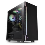 THERMALTAKE H200 TG RGB černá / midi tower / USB / bez zdroje / ATX / průhledná bočnice (CA-1M3-00M1WN-00)