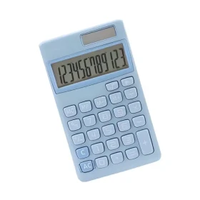 Genie 212B modrá / Kalkulačka / Kapesní / 12místná / LCD displej / Solární a bateriové napájení (12773)