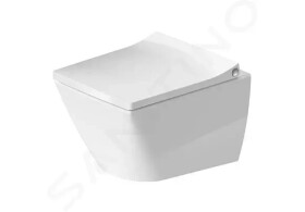 DURAVIT - Viu Závěsné WC Compact, Rimless, DuraFix, alpská bílá 2573090000
