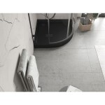 MEXEN - Flow+ Sprchová vanička čtvrtkruh 90 x 90, černá mat 46Q709090H