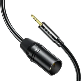 Orico AXKF černá / Audio kabel / Jack 3,5mm - XLR (F) / 5 m