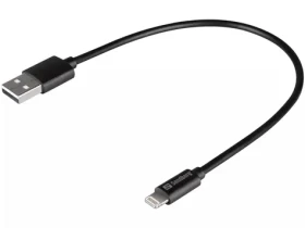 Sandberg USBLightning MFI 0.2m černá / nabíjecí kabel USB-C na Lightning