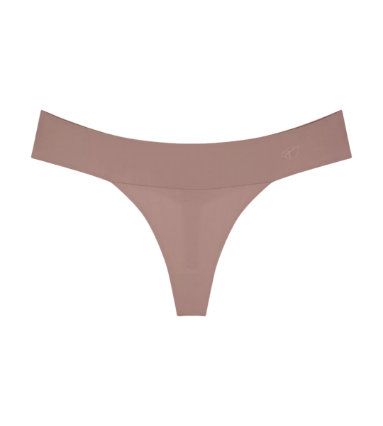 Dámské kalhotky Body Make-Up Illusion String EX - BROWN - sv. hnědé 00ZE - TRIUMPH BROWN 46