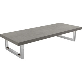 CERANO - Deska pod umyvadlo Navira Pro + podpěrná konzole - betonově šedá - 70x46x3,6 CER-6061169