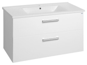 Aqualine VEGA umyvadlová skříňka 97x60x43,8 cm, 2xzásuvka, bílá