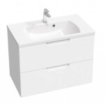 RAVAK - Classic II Umyvadlo 80x45x16 cm, s přepadem, otvor pro baterii, bílá XJX01180000