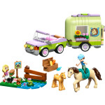 LEGO LEGO® Friends 42695 Přívěs s koněm a hříbětem