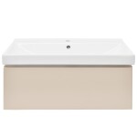 Koupelnová skříňka s umyvadlem SAT Feel 100x30x46 cm pískově béžová mat SATFEEL100BEU1 SATFEEL100BEU1