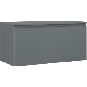 MEXEN/S - Orio koupelnová skříňka pod umyvadlo 100 cm s deskou, 1 šuplík, grafit mat 91A10-10047-1-BFC66