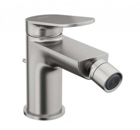 DURAVIT - Wave Bidetová baterie s výpustí, kartáčovaný nerez WA2400001070