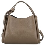 Luxusní dámská kožená kabelka do ruky Roswita, taupe