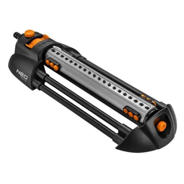 NEO TOOLS 15-772 oranžovo-černá / oscilační postřikovač / 20 trysek / pro plochu až 16x20m / 1/2" i 3/4" (15-772)