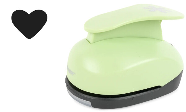 Děrovačka dekorační 75mm - Srdce 01