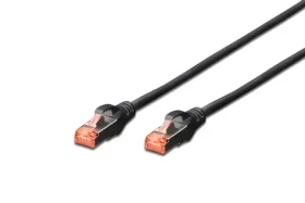 Digitus CAT 6 černá / Patch kabel / S/FTP / AWG 27/7 / 2 m (DK-1644-020/BL)