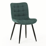 Jídelní židle, zelená, látka, HC-462 GRN2