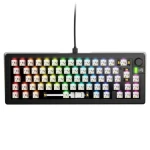 Glorious GMMK 3 65% barebone ISO černá / herní 65% TKL / USB-C / bez spínačů / ISO layout / RGB / 1.4m (GLO-KB-GMMK3-65-BB-W-BLK-ISO)