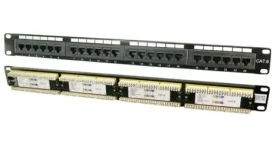 LogiLink NP0004 černá / Patch panel / CAT6 / 24 portů / 19" (NP0004)
