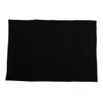 MSV CHENILLE koupelnová předložka 60 x 90 cm černá / mikrovlákno / protiskluzová