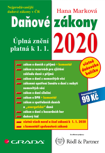 Daňové zákony 2020 - Hana Marková
