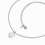 Royal Fashion stříbrný náhrdelník GU-DR20246N-SILVER-MOONSTONE-TOPAZ