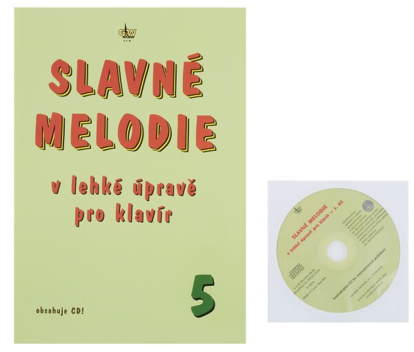 Slavné melodie lehké úpravě pro klavír