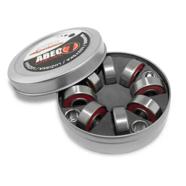 NILS Extreme ABEC 7 RS Chrome Ložiska (8 ks box) (5907695589955)