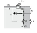 Hettich spojka zad RV 1 (103856)