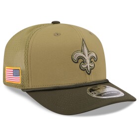 New Era Pánská kšiltovka New Orleans Saints NFL 2025 Salute to Service 9SEVENTY Trucker Snapback