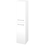 Dřevojas - Vysoká skříň s košem na prádlo DOS SVD2K 35 - N01 Bílá lesk / Úchytka T04 / N01 Bílá lesk / Pravé 210885EP