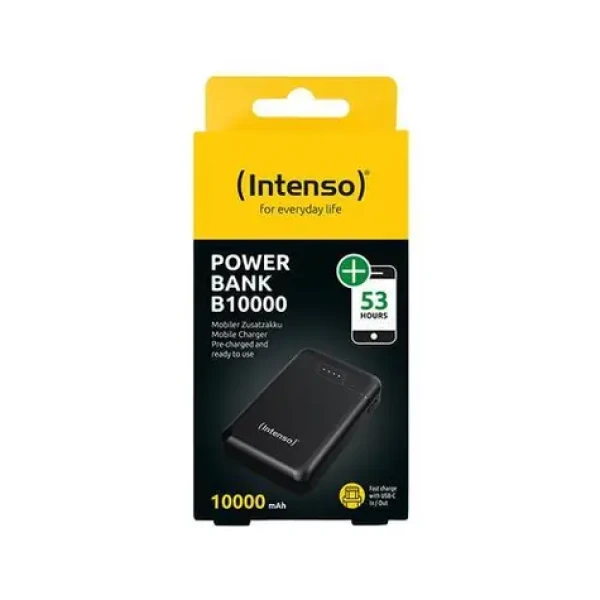 Intenso B10000 černá / Powerbanka / 10000 mAh / USB-C / 2x USB-A (7320530)