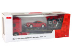 Mamido Nákladní auto Mercedes na dálkové ovládání R/C 1:26 červené