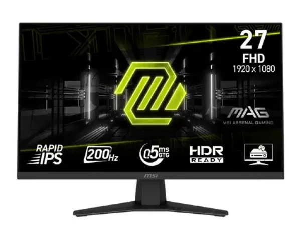 27" MSI MAG 274FDE černá / FHD / IPS / 16:9 / 0.5ms / 1000:1 / 300cd-m2 / HDMI+DP / VESA (9S6-3CE41H-002)
