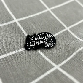 Pinarna.cz Good days start with cat and coffee / Dobré dny začínají s kočkou a kávou