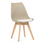 Židle jídelní, cappuccino plast, CT-X7055 CAP