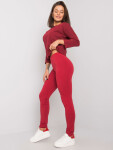 Dámské legíny RV LG 2850.24P Bordó - FPrice bordó L