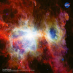 Nástěnný poznámkový kalendář 2026 NOTIQUE - NASA, 30 x 30 cm