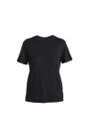 ICEBREAKER Wmns Merino 150 Tech Lite III SS Relaxed Tee, Black velikost: XS