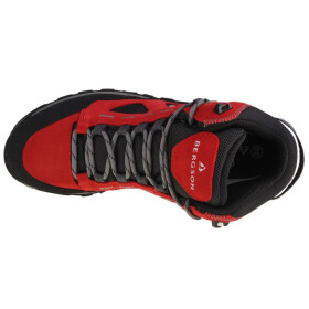 Dámské trekové boty Kakka Mid STX BRG00025 - Bergson červená - černá 37