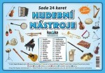 Hudební nástroje - Sada 24 karet - kolektiv autorů