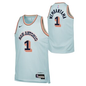 Nike Dětský dres San Antonio Spurs NBA Victor Wembanyama #1 2024-25 City Edition Swingman (YOUTH)