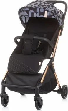 CHIPOLINO Kočárek sportovní Easy Go Ebony / děti s hmotností do 15 kg (151317)