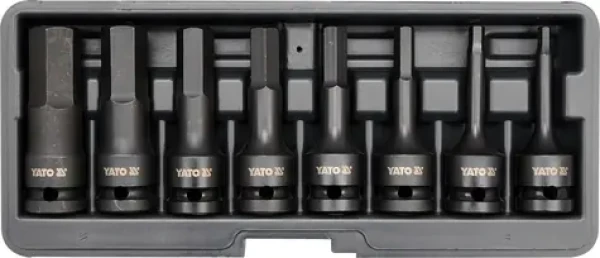 Sada 1/2"" rázové 8 ks H6-H19 imbus CrMo