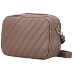 Trendy dámská koženková crossbody kabelka MaxFly Sanela, šedohnědá